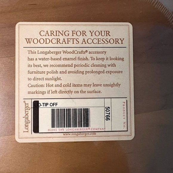 Longaberger NEW 2007 Basketball “Tip Off” Woodcraft LID Fits 7” Keeping Basket - Picture 4 of 4